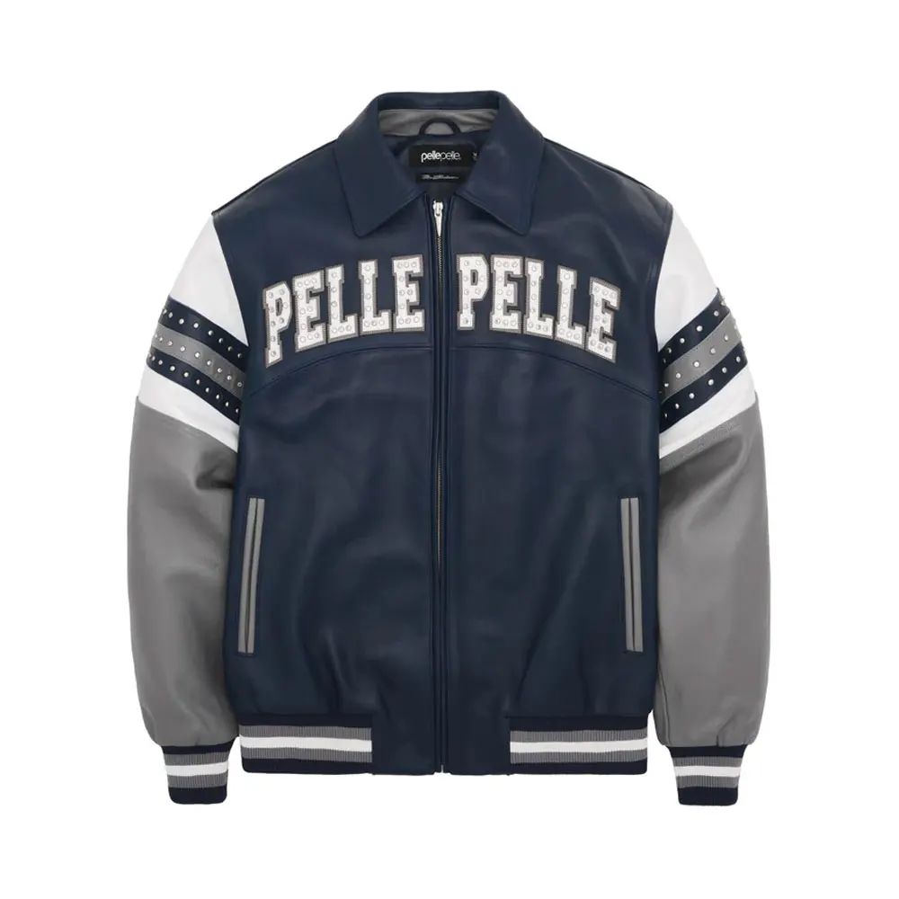Fashionable Style Men High Quality Leather Jacket Cheap Price Comfortable Material Custom Design Pelle Pelle Leather Jacket