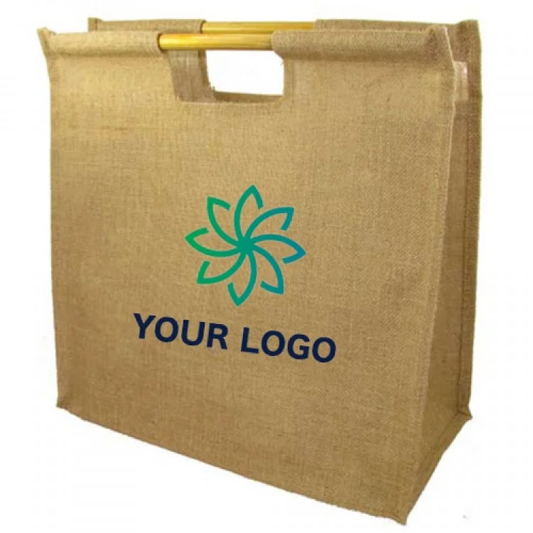 Jute bags with customized brand and customized logo