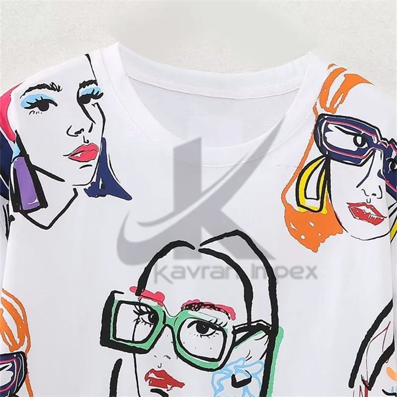 Custom Womens Embroidery T-Shirts - Fashionable, Comfortable Design with Custom Embroidery