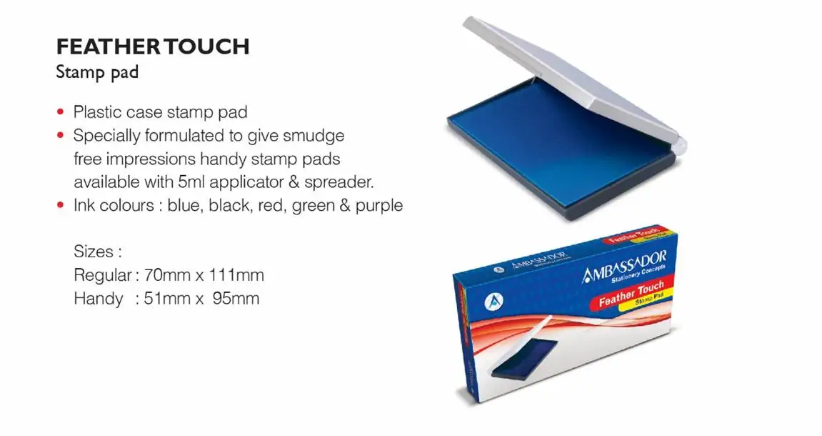 stamp pads stamped pad ink 	 post office stamp memo pad