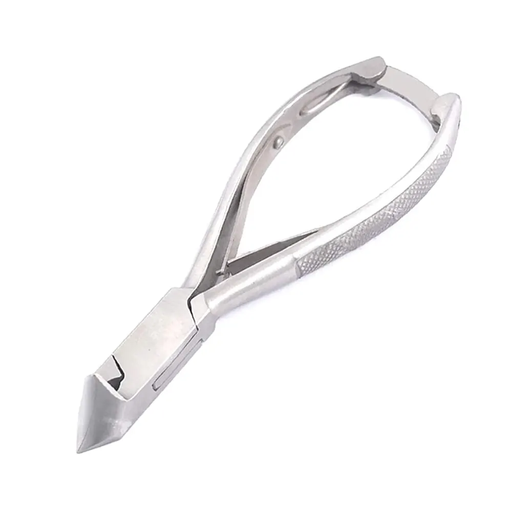 Moon Shape Ingrown Toe Nails Cutter Finish Polish Toenail Cutters Double Spring Stainless Steel Nail Cutter