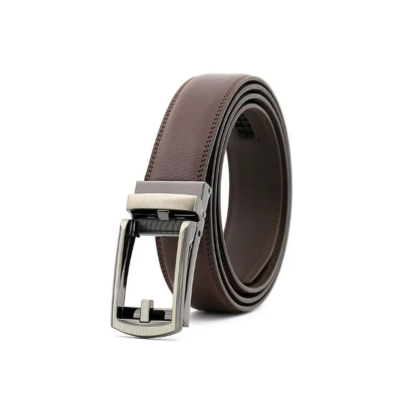 New arrival black leather belts  pin buckle Casual Belt gift set Embossed logo leather belts