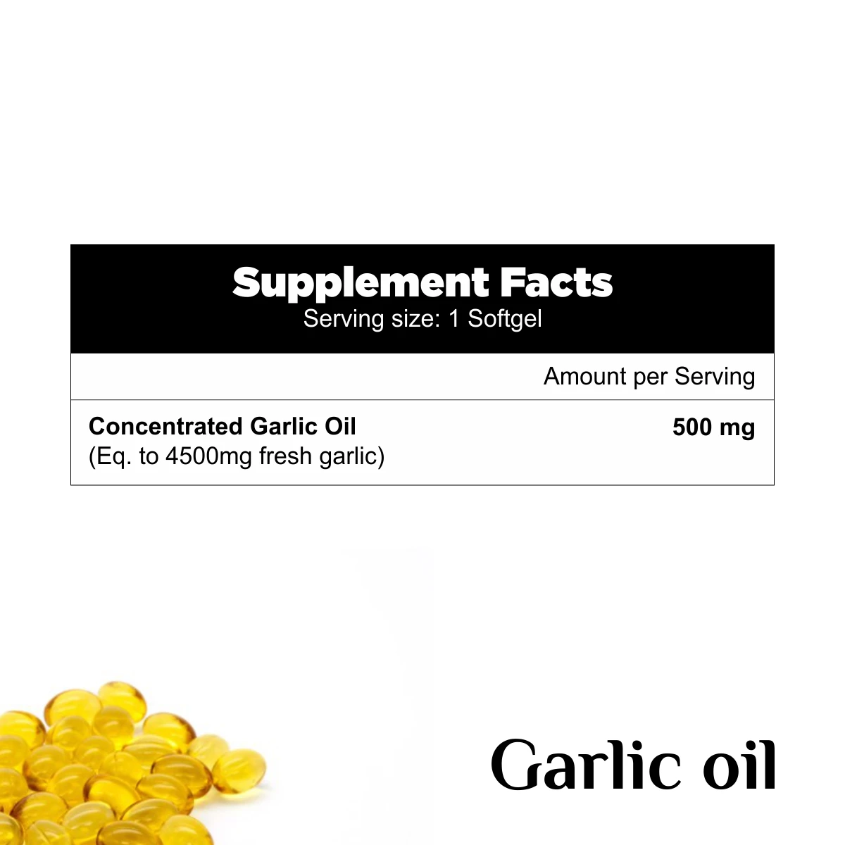 Wholesale Price Best Selling Healthcare Dietary Supplement Consecrated Garlic Oil Softgel from Indian Manufacturer