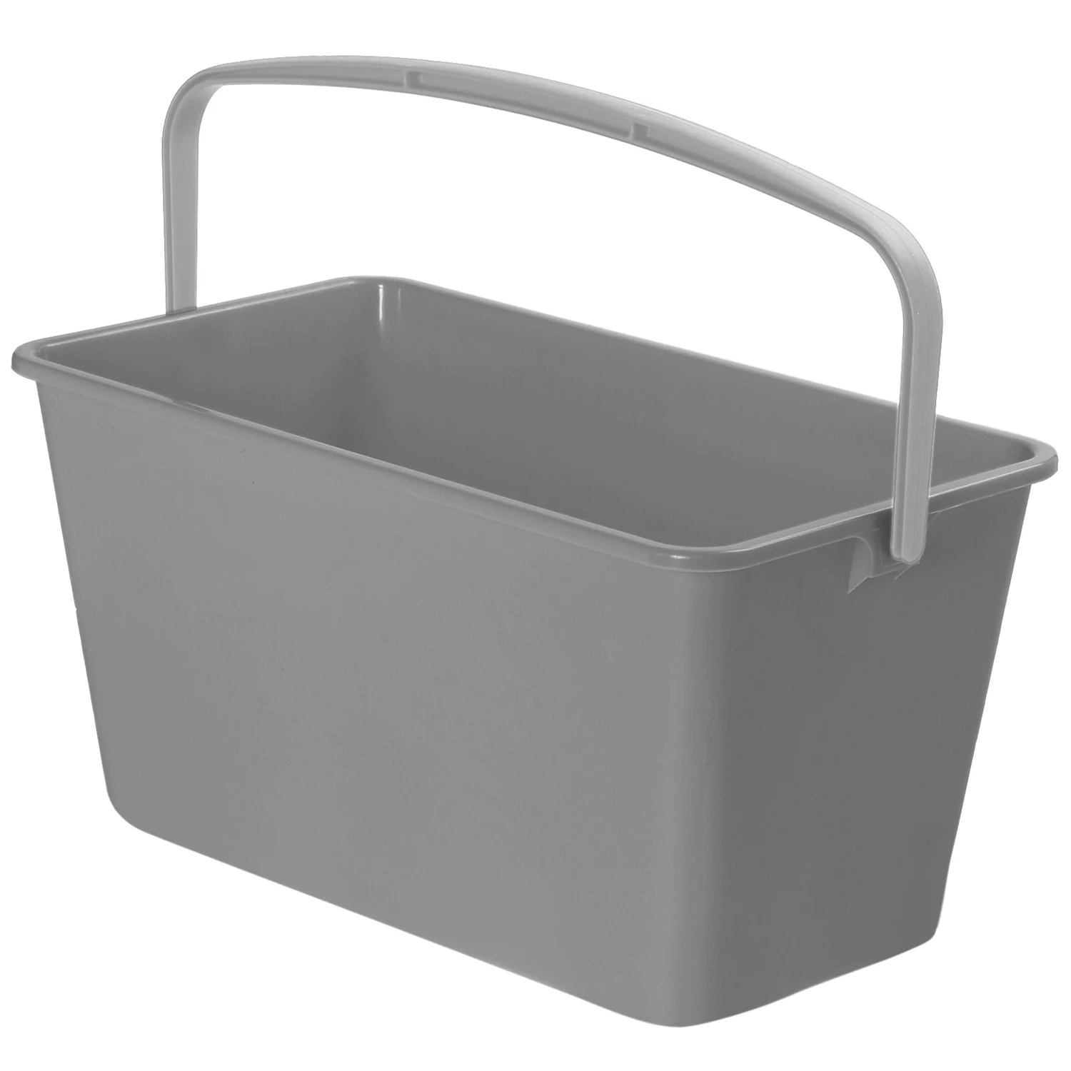15 Litres Rectangular Plastic Water Bucket | Made in Italy