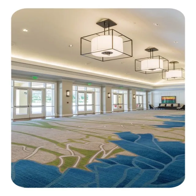handmade rug hand tufted rugs of high-end luxury hotel room corridor restaurant
