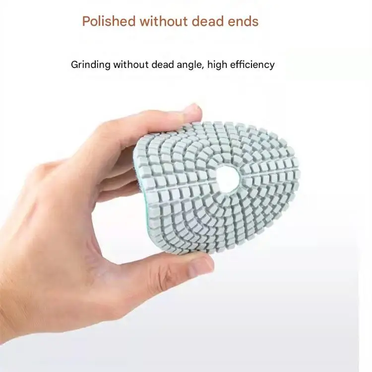 Набор алмазных полировальных колодок для гранита мрамора кварца 4 дюйма 7 шт.