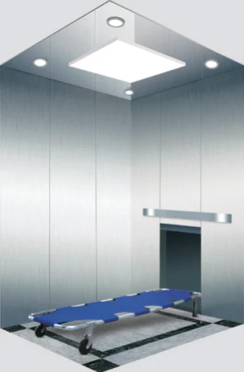 Hospital Stretcher Bed Elevators 1600 kg For Patient Medical Lift Stainless Steel Cabin Strong Quality Clinic Elevator