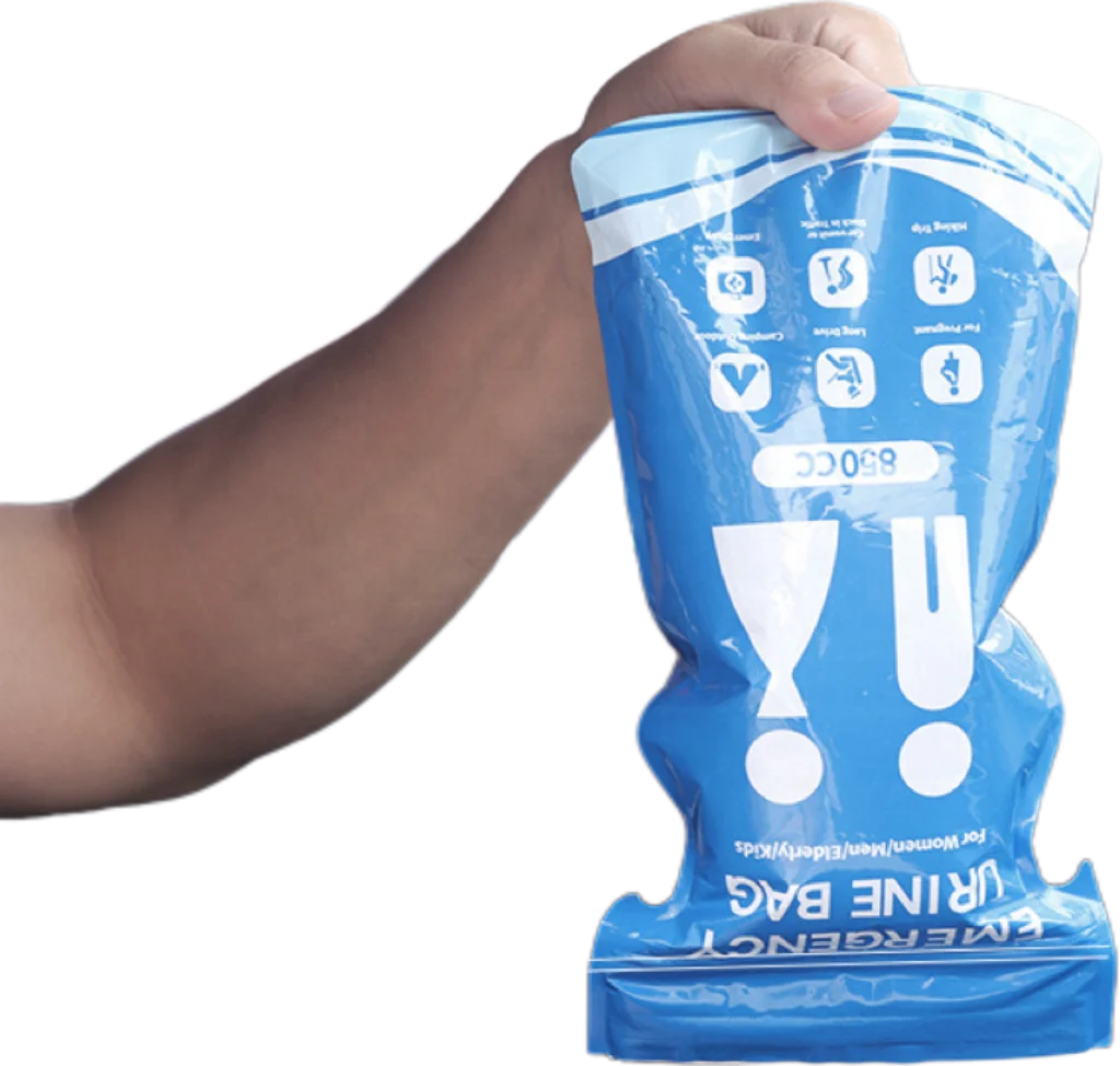 Portable&Disposable Emergency Urine Bag Male Female Essential Medical Supply For Outdoor Adventures Long Journeys