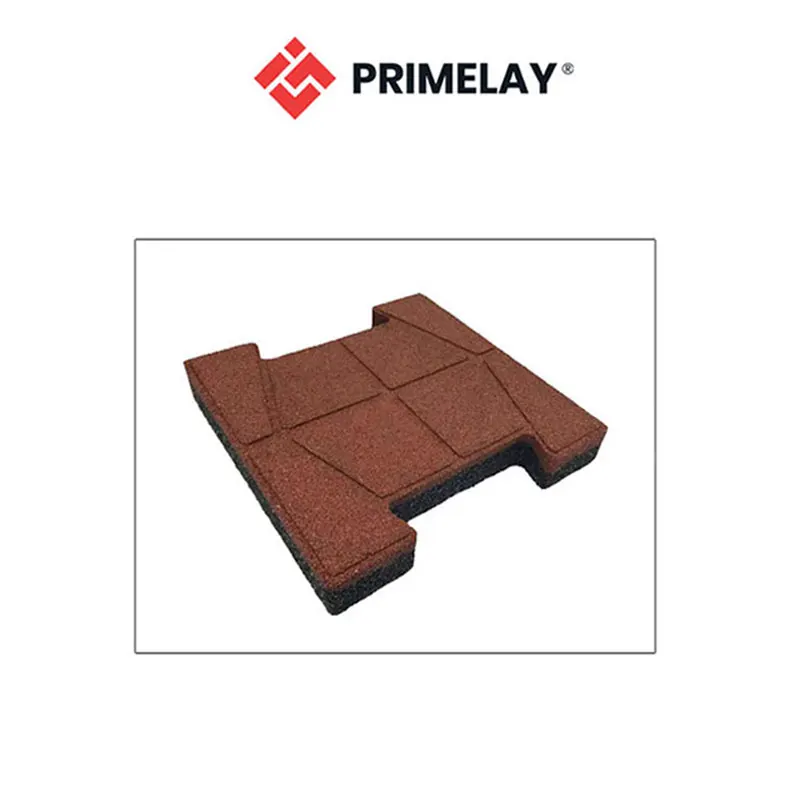 High Impact and Resilience Rubber Flooring Accessories Modern Design Heavy Duty H-Shape Rubber Paver at Affordable Price