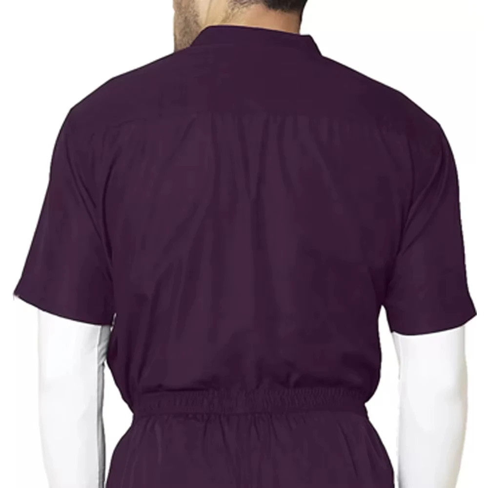 Wholesale New Style Stretchable Men Scrub Set Hospital Medical Clothing Uniform Comfortable Stylish Nurse Doctor Scrub Suit