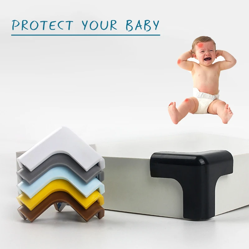 Baby Child Safety Proof PVC Corner Guards T Shape Baby Proofing Transparent Table Cover Guards