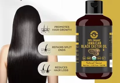 Hot Selling Original Nourishing Smooth Glowing Skin and Hair Care Jamaican Black Castor Oil From Indian Exporter