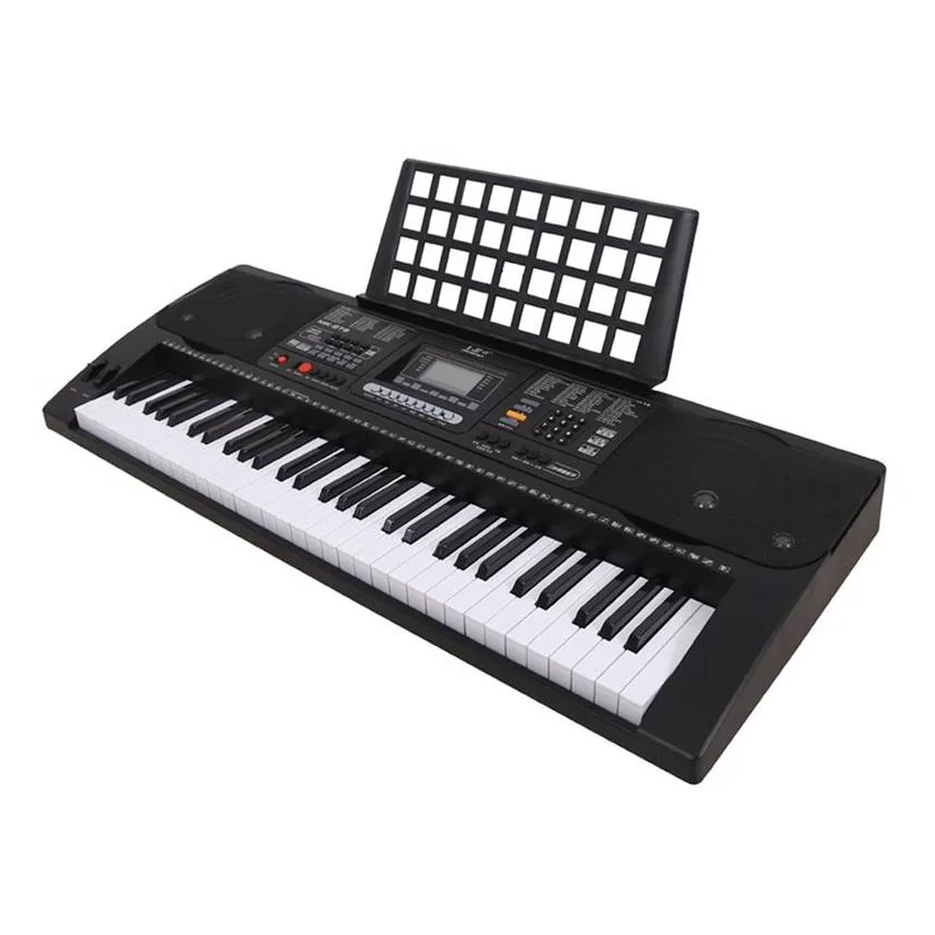 MK-812 Portable Electronic Musical Instrument with 61 Keys Similar to Piano Type TMW Display for Singapore Users