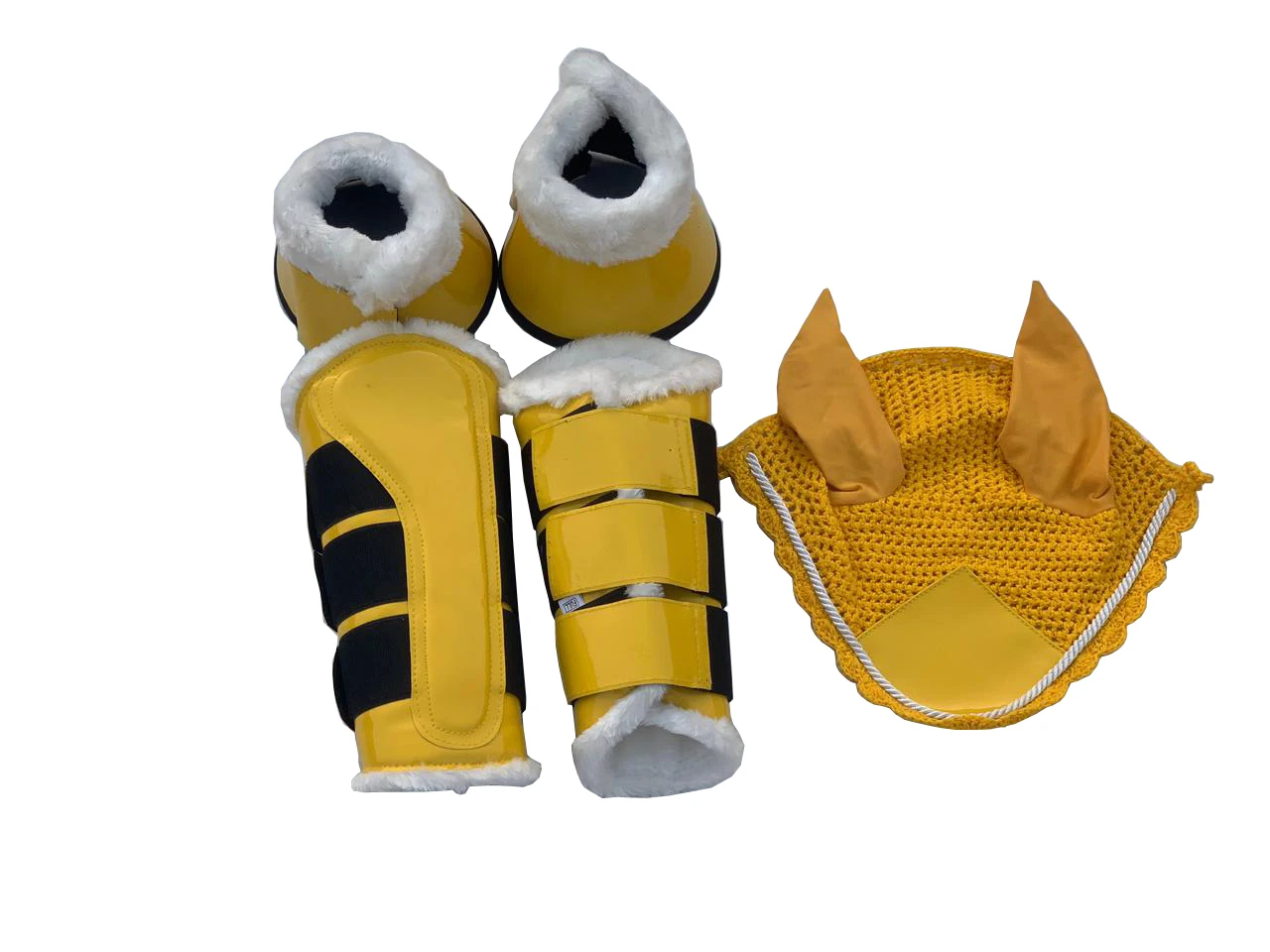 High Quality Customizable Cotton Ear Net Bonnet for Horse Racing Perfect Fit Horse Accessories