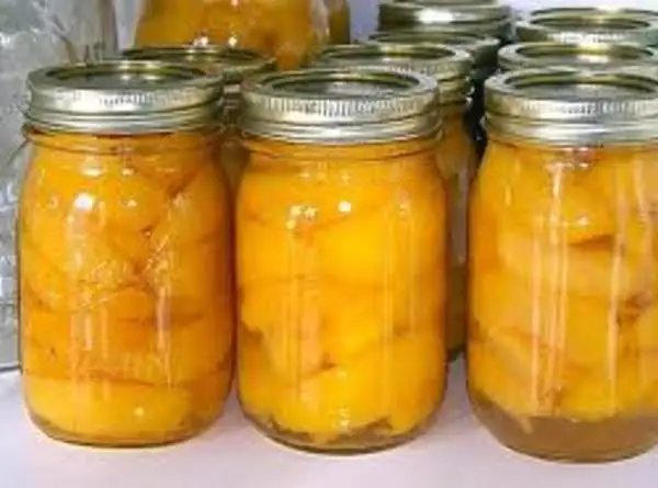Sweet Canned Yellow Peach Halves in Syrup 6xA10