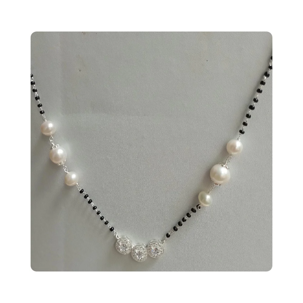 Eternal Love Shines in Sterling Silver Mangalsutras Sterling Silver Mangalsutras Where Love Meets Style