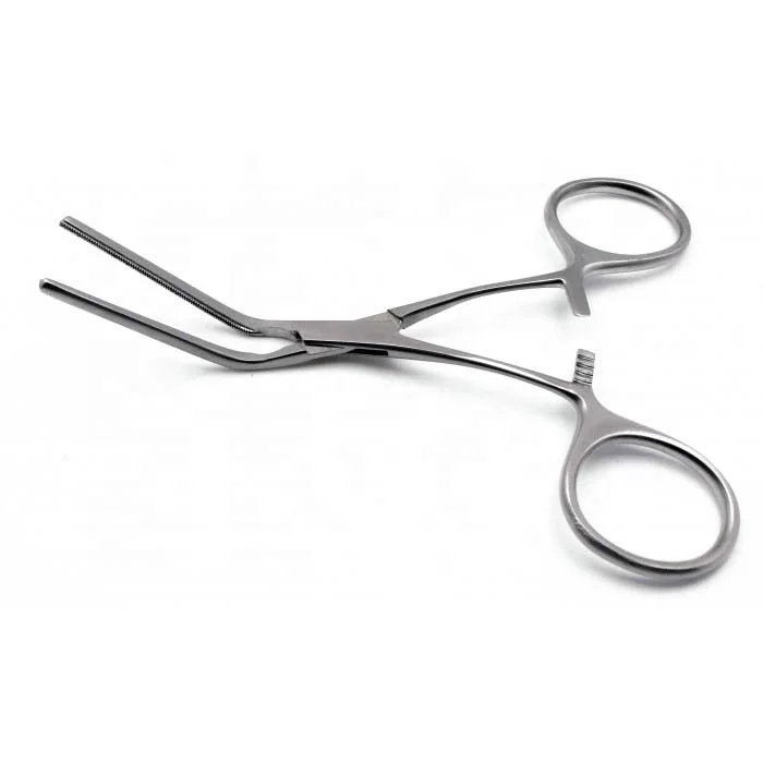 High Quality Stainless Steel DeBakey Atraumatic Vascular Clamp Angled DeBakey Rumel Atraumatic Forceps