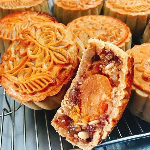 Снежная кожа Лунный пирог Лотос лунные пирожные с солеными яичными желтками +