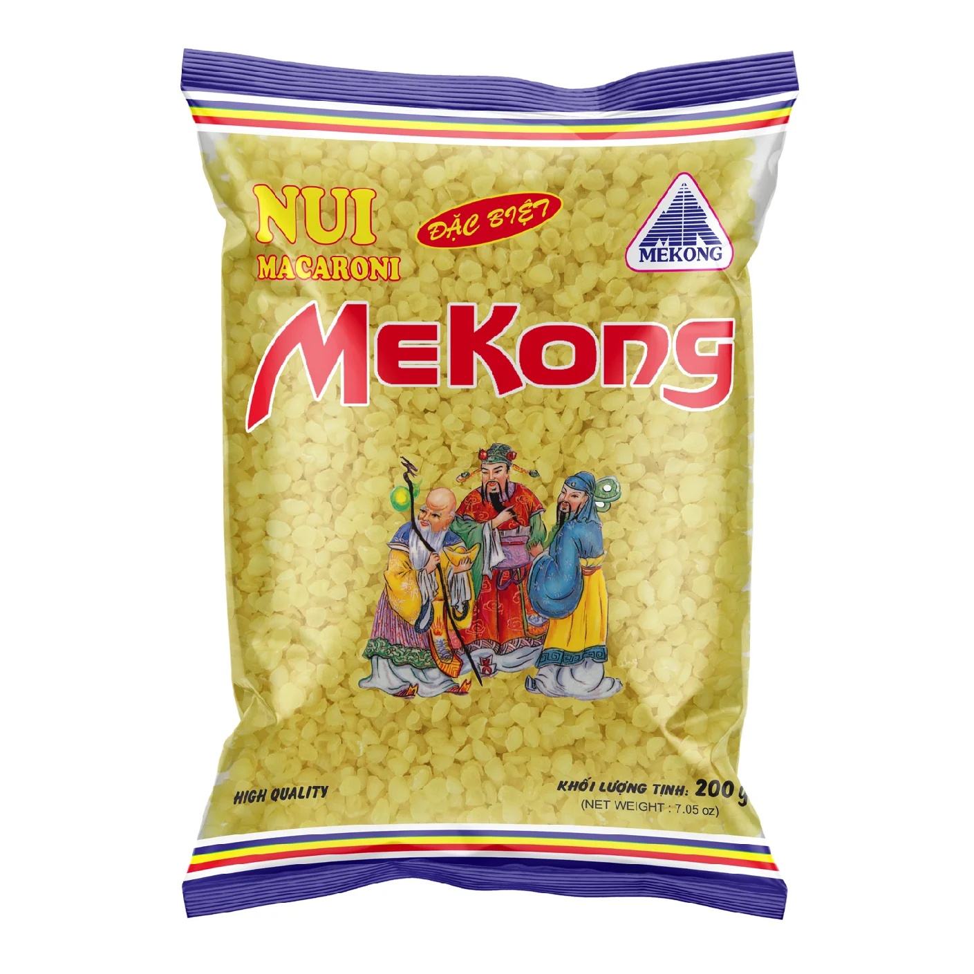Best Selling Sugar Free Grain Noodle Products Mini Shell Yellow Macaroni Rice Pasta Export From Vietnam Manufacturer