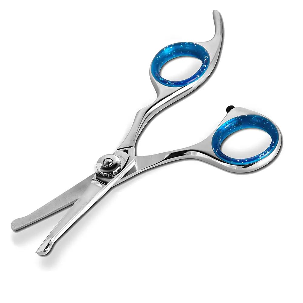 Stainless Steel Thinning Hair Curved Pet Scissors Set, Curved Professional Pet Grooming Scissors For Dog Cat
