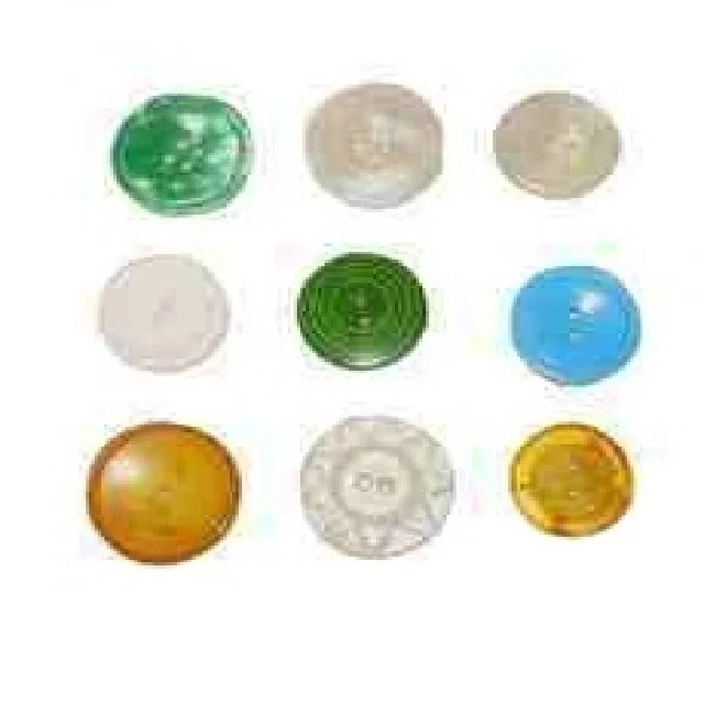 Hotsale fashion designer coat 4 holes natural resin horn button for shirt garment Resin Buttons