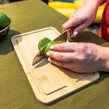 Direct factory wholesale Bamboo cutting board for kitchen customization OEM/ ODM CNC cutting for Meat, Veggies Serving Board