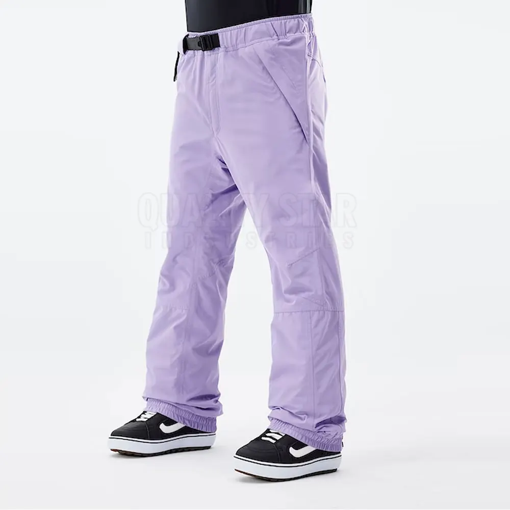 OEM Services Outdoor Winter Men Ski Bib Pants Custom Logo Best Quality Manufacture 100% Polyester Men Ski Pants