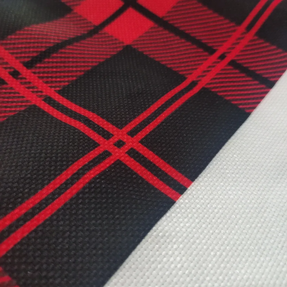 Sublimation blank New product personalized pattern customized cotton linen checked apron