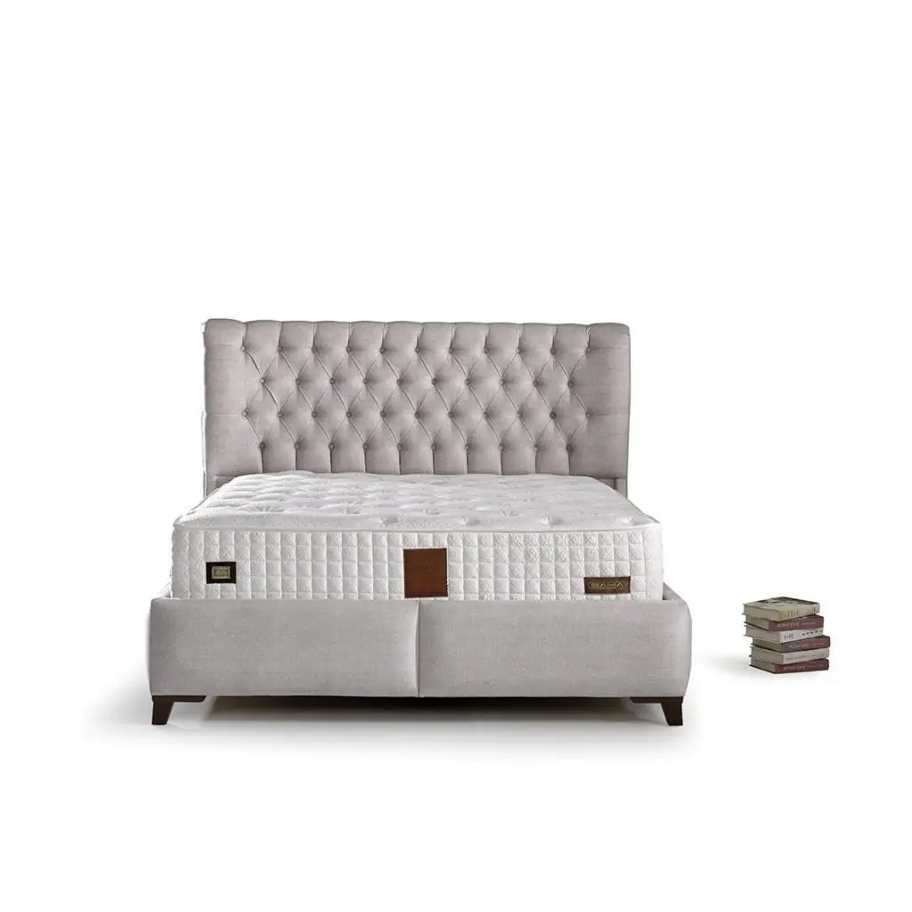 MD Termes 140x190 Double Bed, Base, Headboard Set GM105