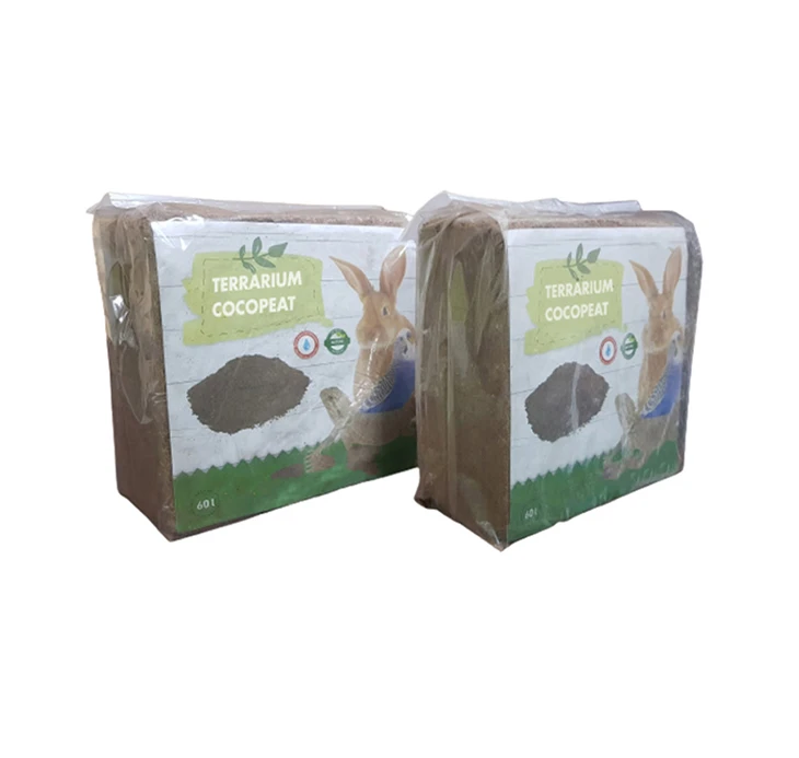 Manufacturer of Genuine Quality Eco-friendly 100% Natural Cocopeat Made Pet Products 5kg Cocopeat Block for Sale