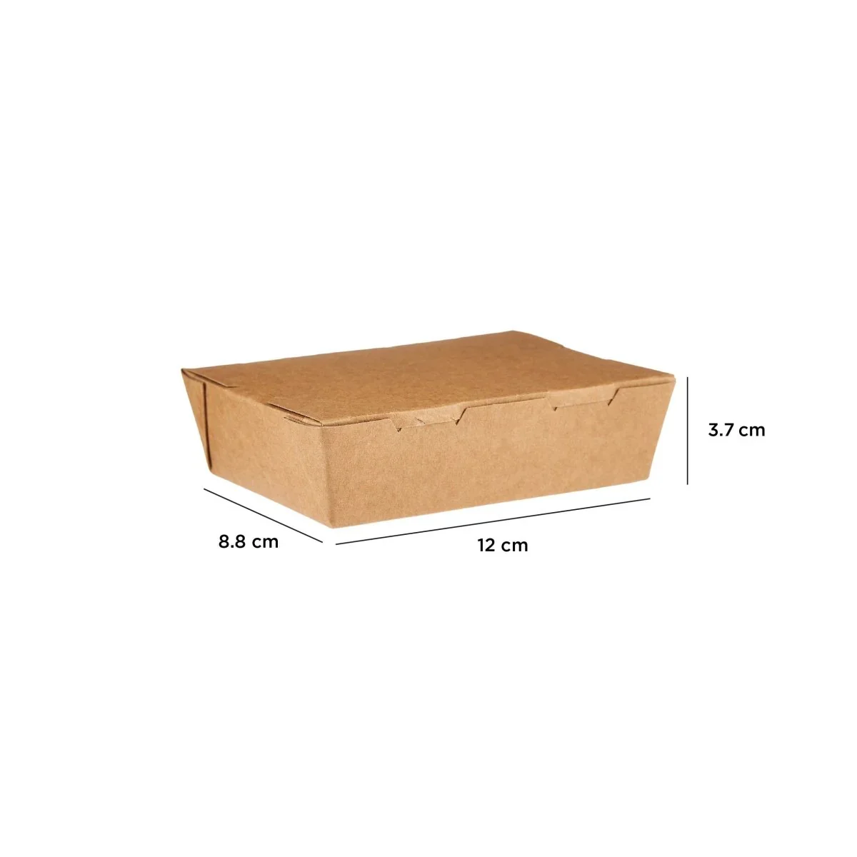 Top Quality Easy Restaurant Food Takeaway 100% Disposable Kraft Paper Lunch Boxes for Sale in Bulk from India