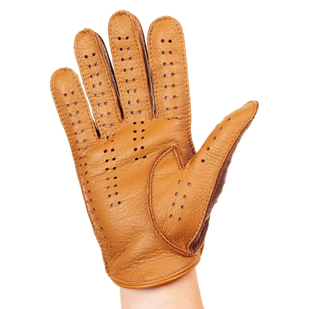 Windproof Leather Gloves Outdoor Driving Fashion Design Gloves Plain Oem Adult Custom Made Color Size Driving Gloves