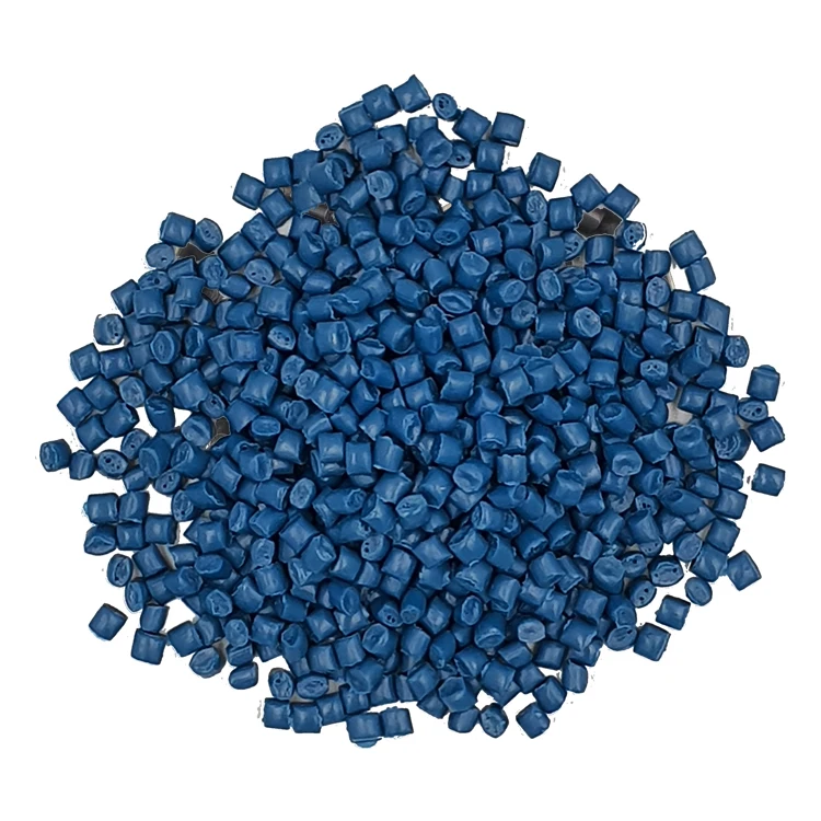 100% Virgin HDPE Blue Color High Density Raw Plastic Granules Resins at Low Market Price