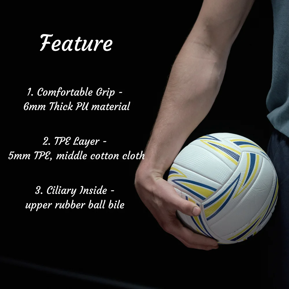 Professional Training Indoor Soft PVC volleyballs Size 5 custom wholesale balls inflated baloneys de beach volleyball ball