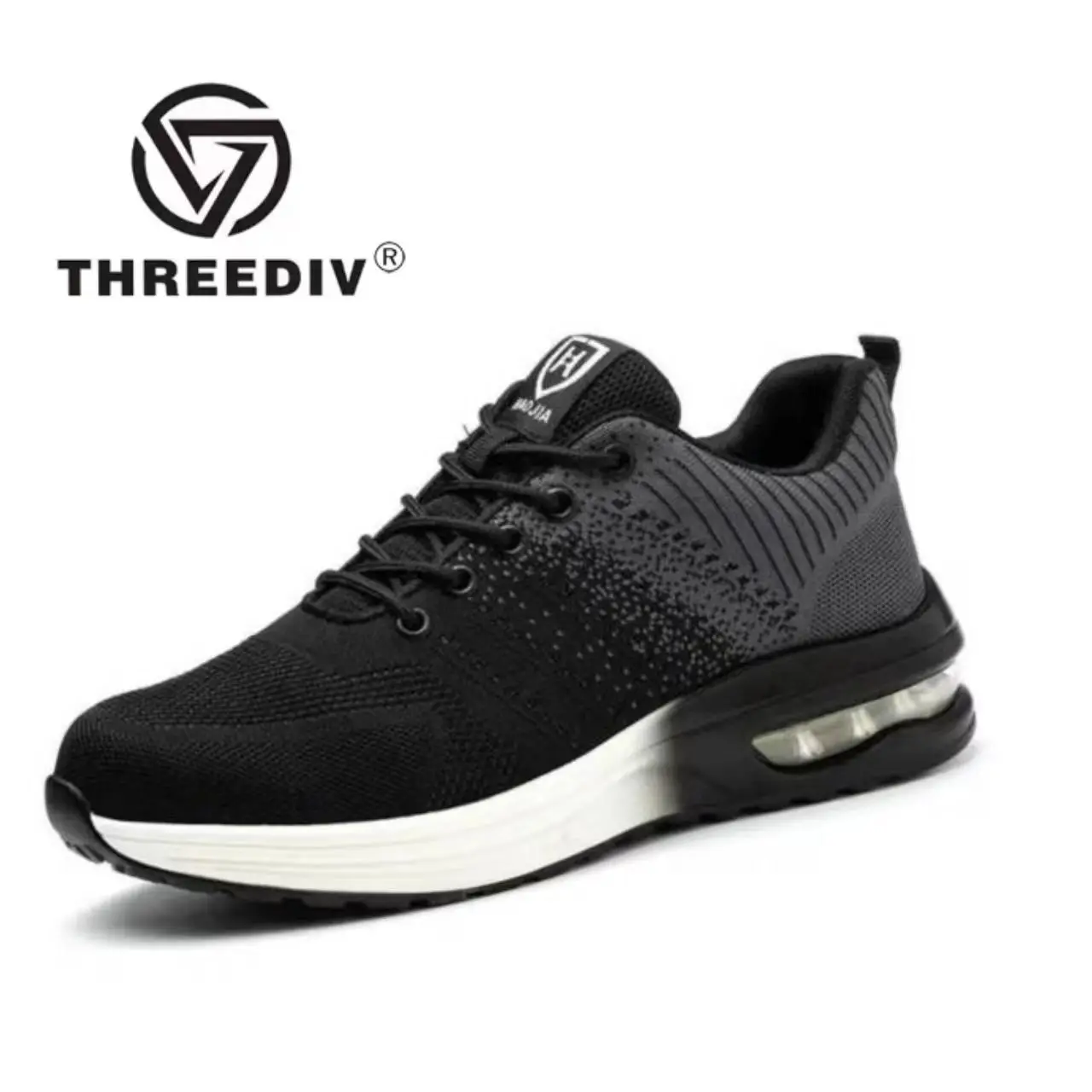 THREEDIV High Quality Lightweight Durable Antiskid Women Safty Shoes Men Work industrial Safety Shoes
