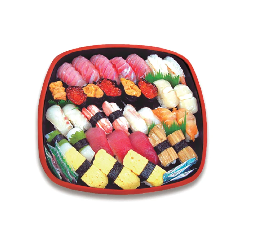 Tray plastic disposable  take away japanese sushi tray Food sushi  packaging box plastic box DKM25 from VietNam
