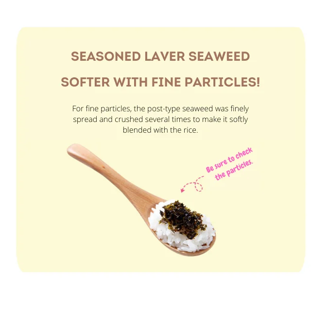 Professional Manufacturer Workable Price Organic Seasoned Laver Seafood for kids made in Korea Seaweed