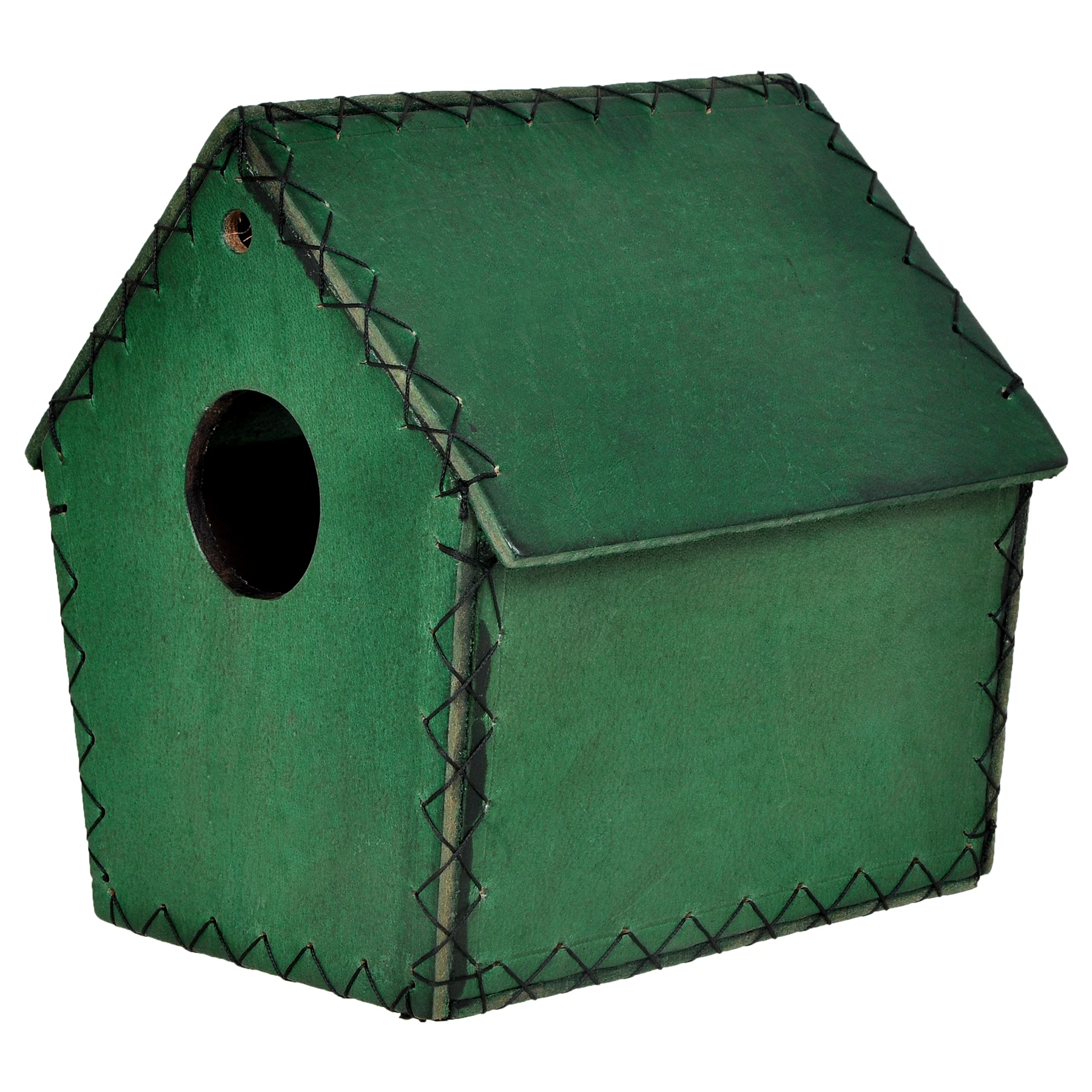 AMAZON WHOLESALER LEATHER BIRD AVIARY ECO- FRIENDLY FULLY CUSTOMIZED HUT SHAPE BIRD HOUSE BIRD CAGE FOR SMALL BIRDSFOR