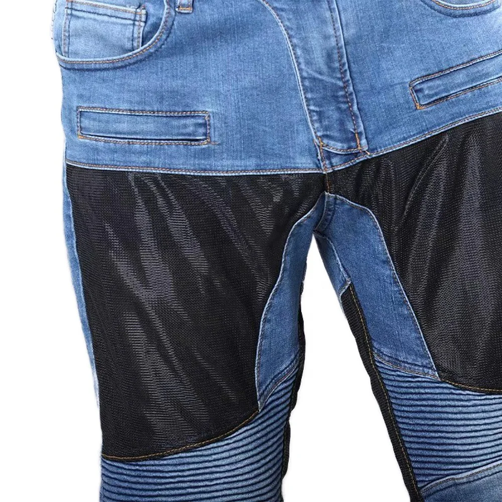 New Design Motorcycle Pants Men Moto Jeans Protective Gear Riding Touring Motorbike Jeans At alaf industries Jeans