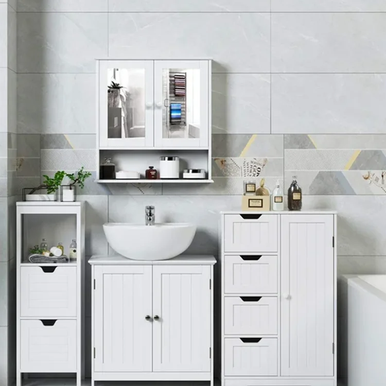 Latest Hot Sale double vanity home china custom modern design mirror furniture bathroom