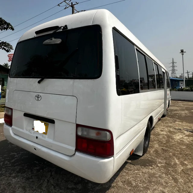 Toyota Coaster автобус 30 местный общественный без происшествий история справедливо используется левый и правый руль дизель для продажи