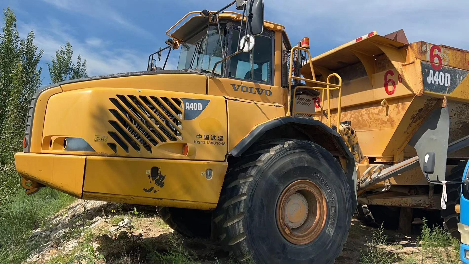 Б/у оригинальный горный грузовик volvo 30-40ton 6x6 a40d a40e для