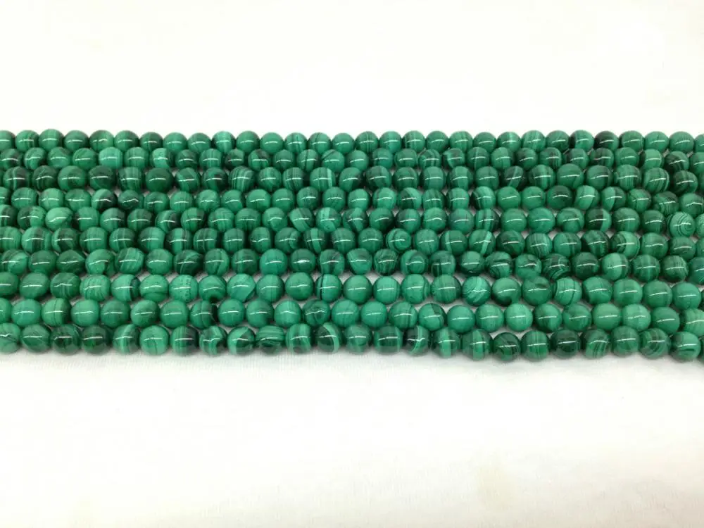Genuine Malachite Round beads Gorgeous Natural Green Color Gemstone Malachite
