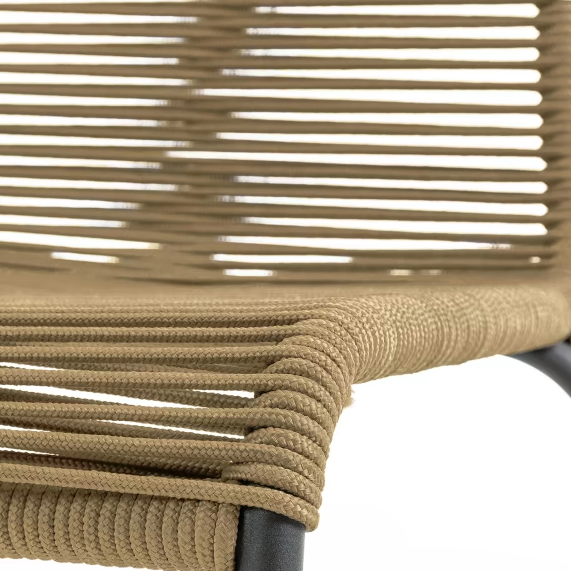 Outdoor Dining Chair Aluminum Frame With Woven Rope Best Quality - Rio