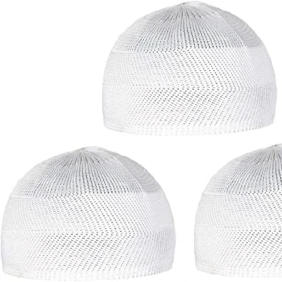 Muslim namaz Prayer topi (caps) for Mens in Black Color For Sale
