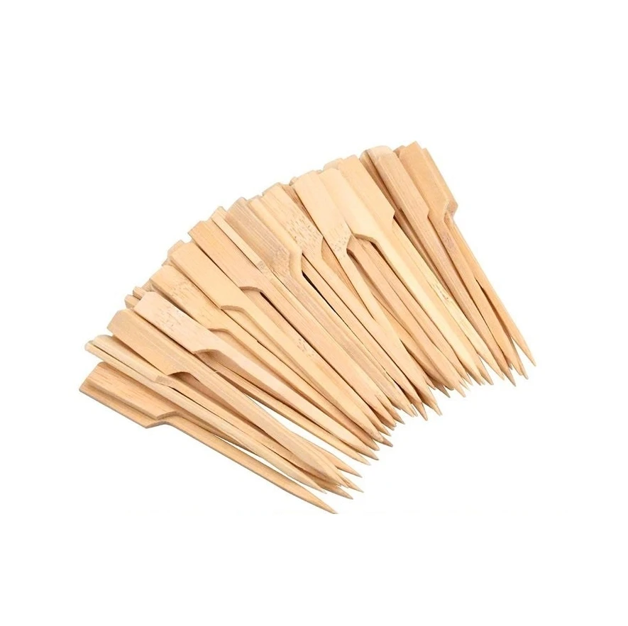 Reasonable Price Bamboo flag Skewer Barbecue Tools Fruit Stick BBQ Skewer Maker For Party Use For Sale