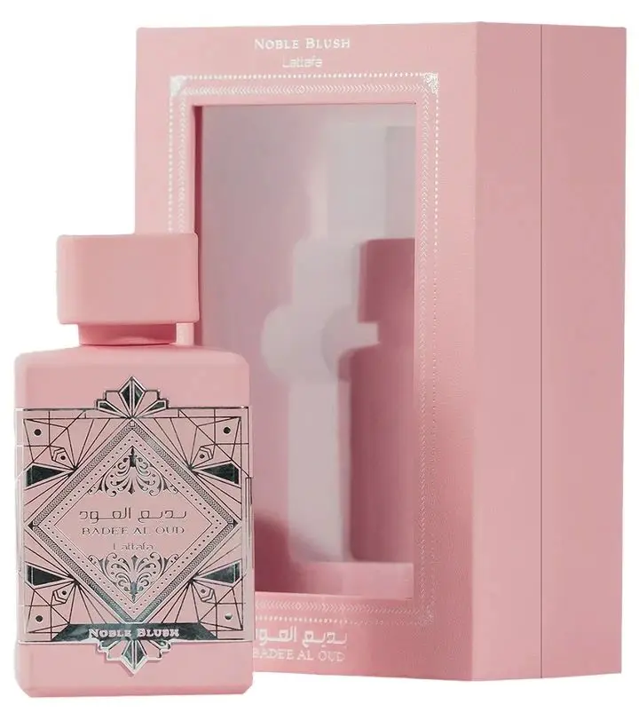 Духи BADEE AL OUD NOBLE BLUSH от Lattafa 100 мл парфюмерная Парфюмерия оригинальные дубайские Арабские духи для женщин