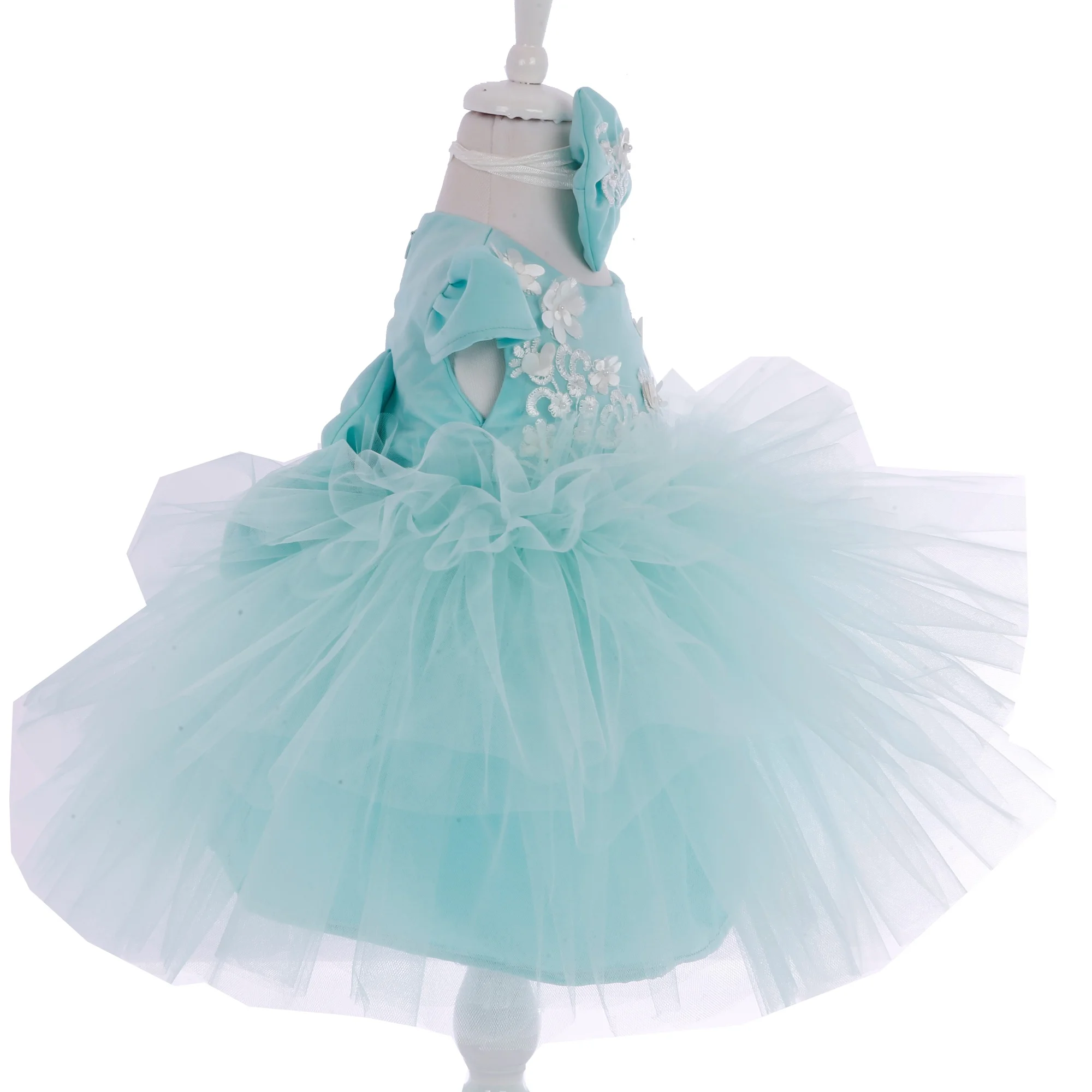 Wedding Girls Dresses Party Clothes Birthday Custom High Quality Clothing Summer Modern Luxury Beautiful Design Girls Baby Dress