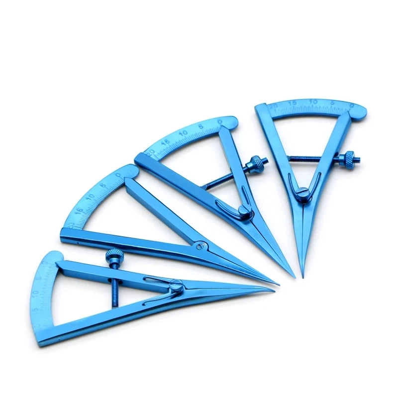 CE ISO 13485 Castroviejo Caliper 0mm - 20 mm Angled 3.25 Surgical Eye Measuring Small Bones Joints Autoclave Quality Instruments