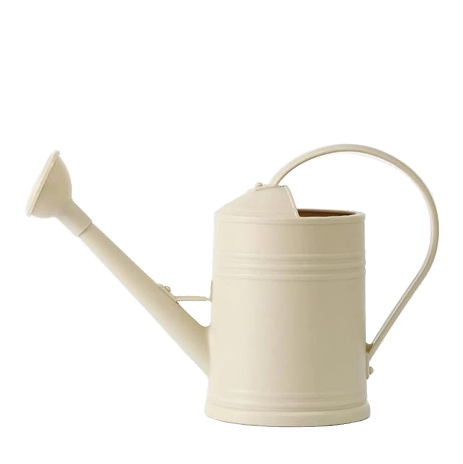Awesome galvanized iron watering can high quality rust free garden decoration tools supplies cream color customize Design